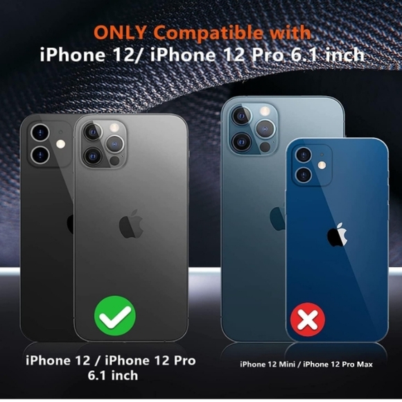 iPhone 12 Pro Black Spider Case with 2 pcs Tempered Glass - Picture 3 of 11